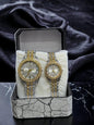 Diamond Stone Couple Watches