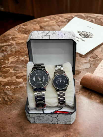 Premium Couple Chain Watch