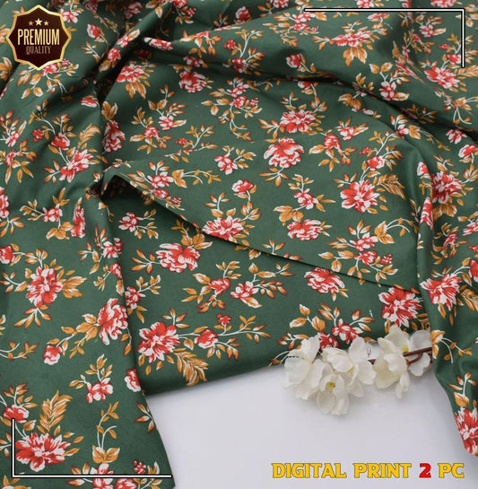 Floral 2pc Casual Wear Dress
