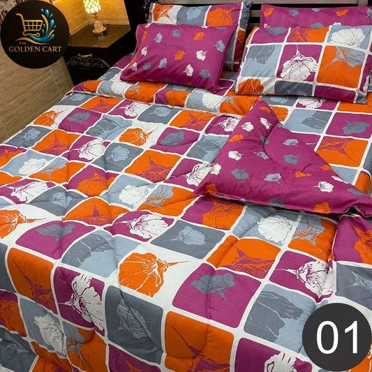 Bedora - 6pc Vicky Razai Set - Mix Soft Cotton [SET A]