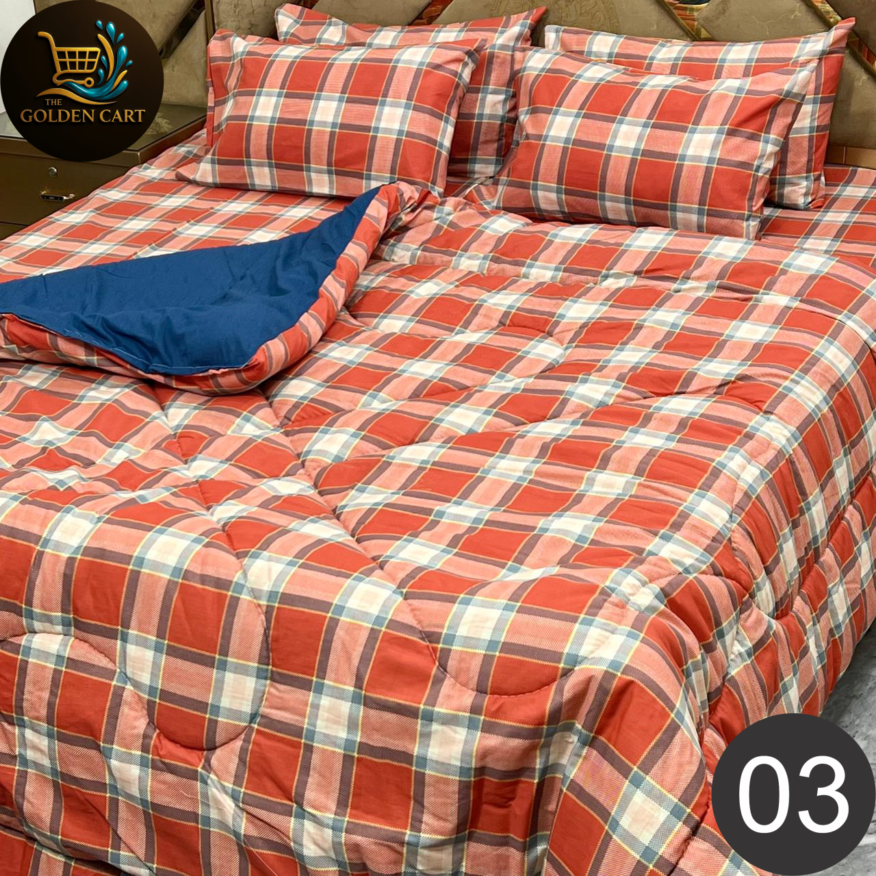 Comfora - 6pc Vicky Cotton Razai Set - Export Quality [SET A]