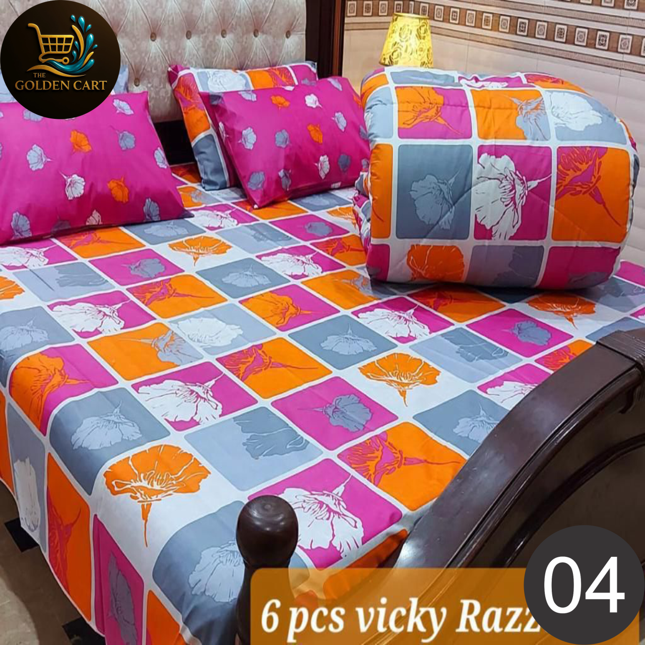 Bedora - 6pc Vicky Razai Set - Mix Soft Cotton [SET A]
