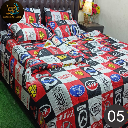 Vicko - Pure Cotton Vicky Razai Set - Export Quality [SET A]