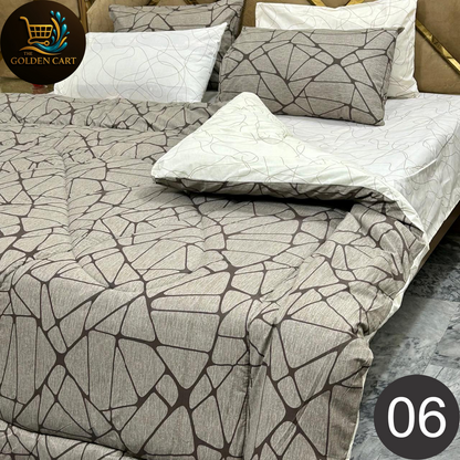 Vicko - Pure Cotton Vicky Razai Set - Export Quality [SET A]