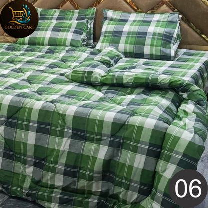 Comfora - 6pc Vicky Cotton Razai Set - Export Quality [SET A]