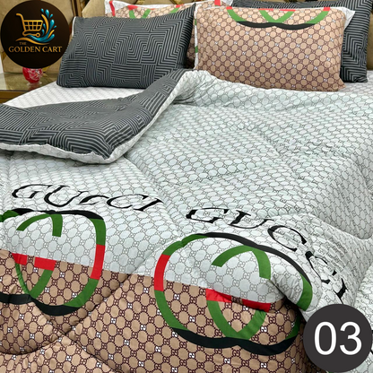 Vicko - Pure Cotton Vicky Razai Set - Export Quality [SET B]