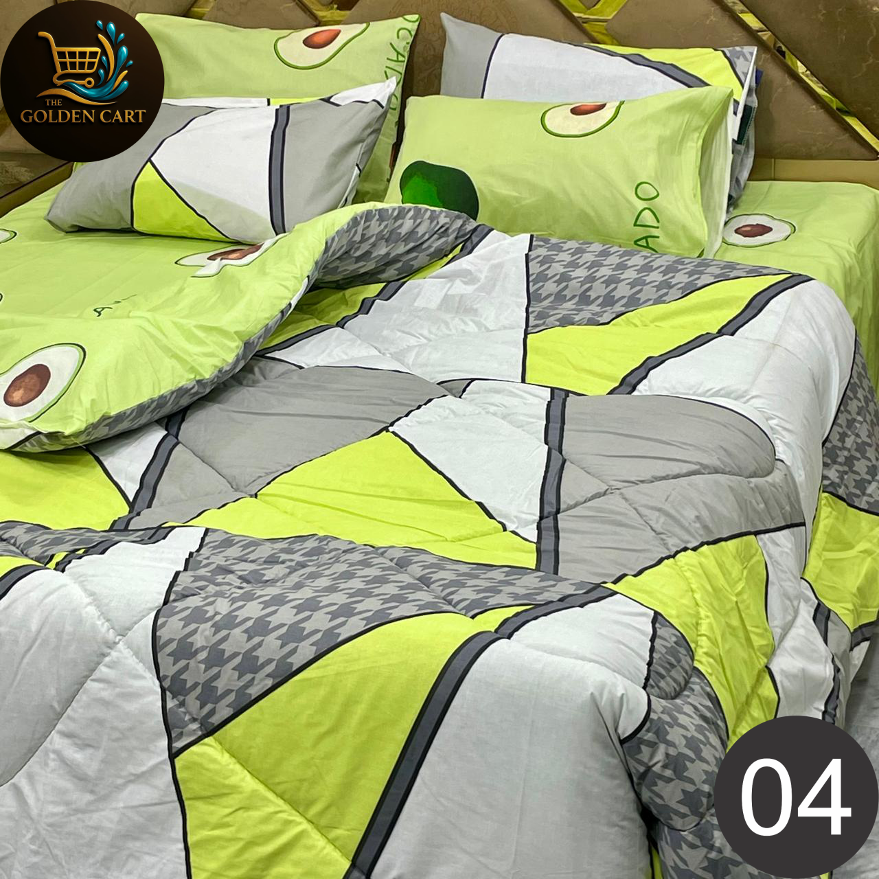 Comfora - 6pc Vicky Cotton Razai Set - Export Quality [SET B]