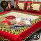 DREAMLAND 4 PCS - 3D PANAL BEDSHEET - CRYSTAL COTTON