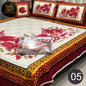 DREAMLAND 4 PCS - 3D PANAL BEDSHEET - CRYSTAL COTTON