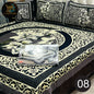 DREAMLAND 4 PCS - 3D PANAL BEDSHEET - CRYSTAL COTTON