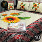 DREAMLAND 4 PCS - 3D PANAL BEDSHEET - CRYSTAL COTTON