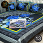 DREAMLAND 4 PCS - 3D PANAL BEDSHEET - CRYSTAL COTTON [Set B]